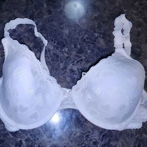 Fruit of the Loom White Lace Push Up Bra 40C